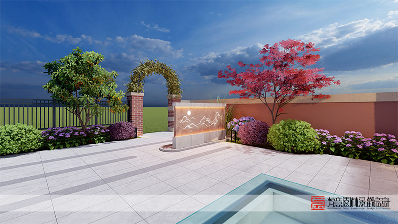 鄭州天倫莊園145㎡庭院設(shè)計(jì) 鄭州天倫莊園145㎡庭院設(shè)計(jì)