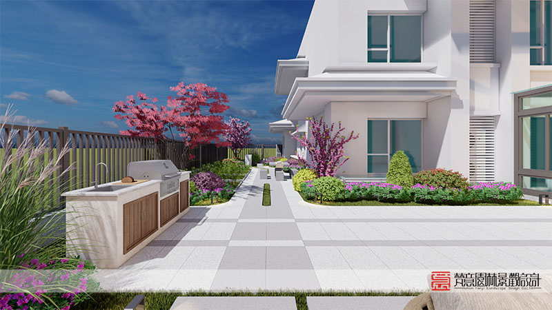 鄭州正商河峪洲207㎡庭院設(shè)計