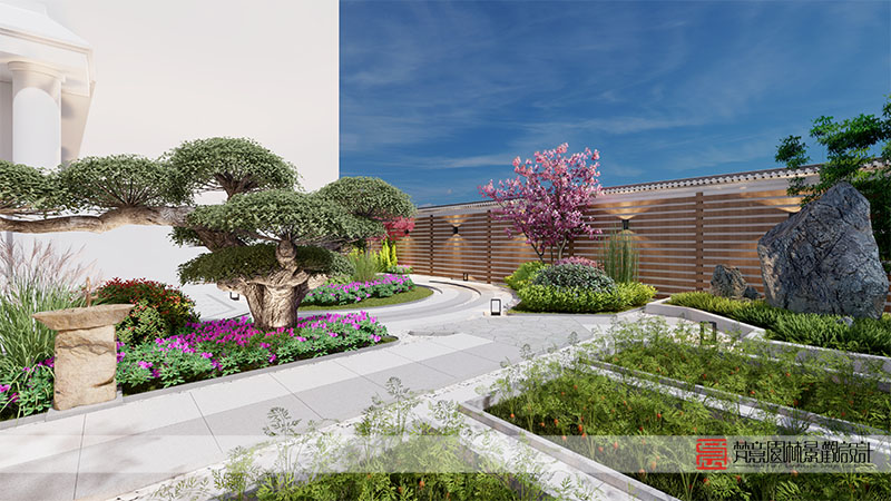 鄭州聯(lián)通小區(qū)210平米庭院設(shè)計(jì) 鄭州聯(lián)通小區(qū)210平米庭院設(shè)計(jì)