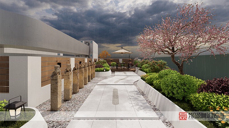 河南農(nóng)投國際屋頂花園設(shè)計