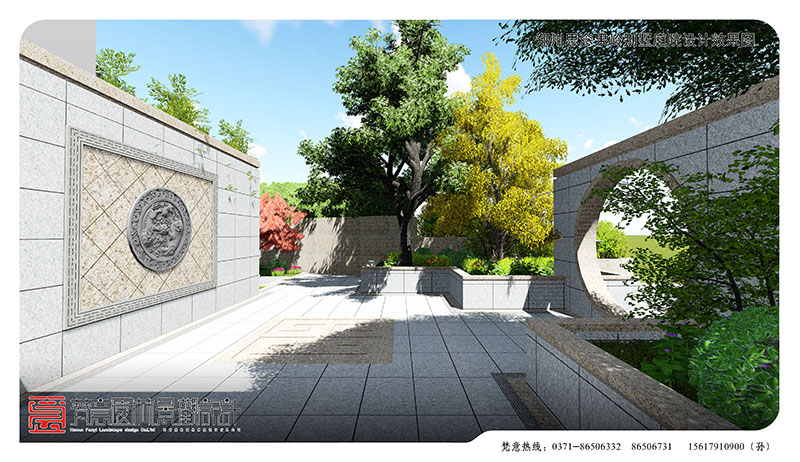 鄭州別墅庭院設(shè)計(jì),鄭州思念果嶺別墅庭院設(shè)計(jì)