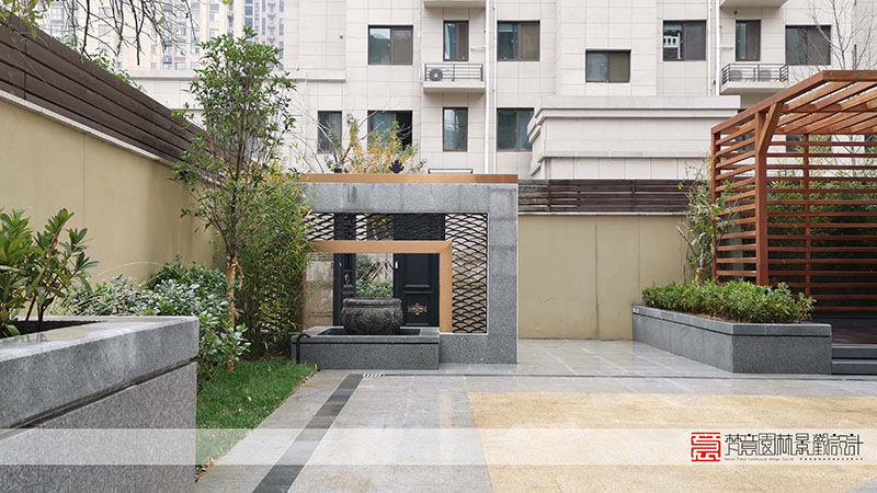 鄭州別墅庭院設(shè)計(jì),鄭州林語(yǔ)美墅別墅庭院設(shè)計(jì)實(shí)景圖