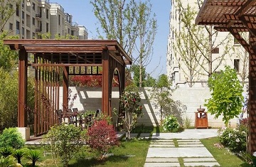 鄭州花園設(shè)計-新鄭正商公主湖私家花園